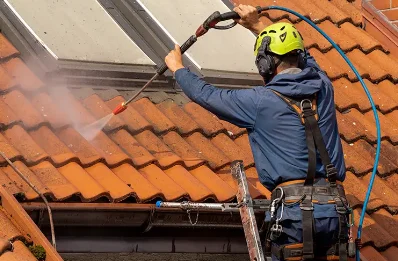 Démoussage et hydrofuge de toiture à Coësmes